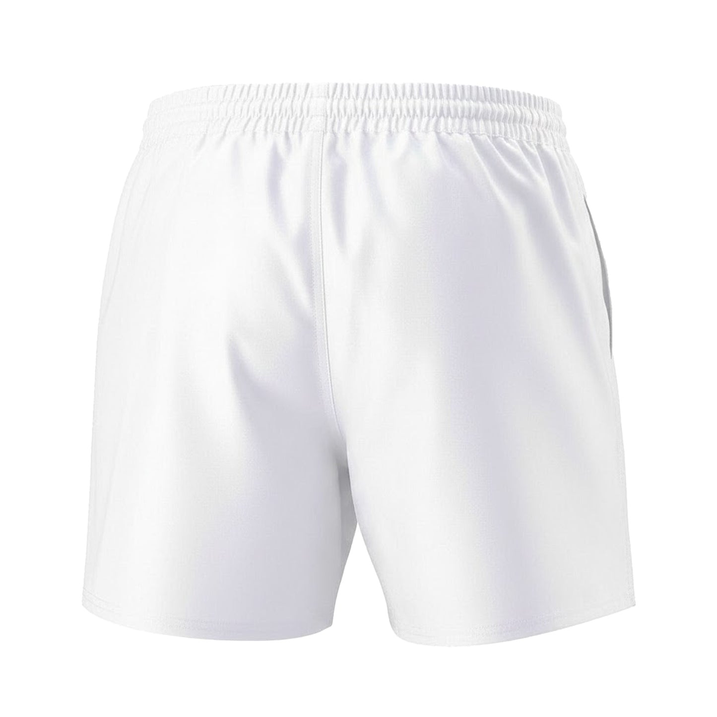 White - Back - Mizuno Mens Authentic Rugby Shorts