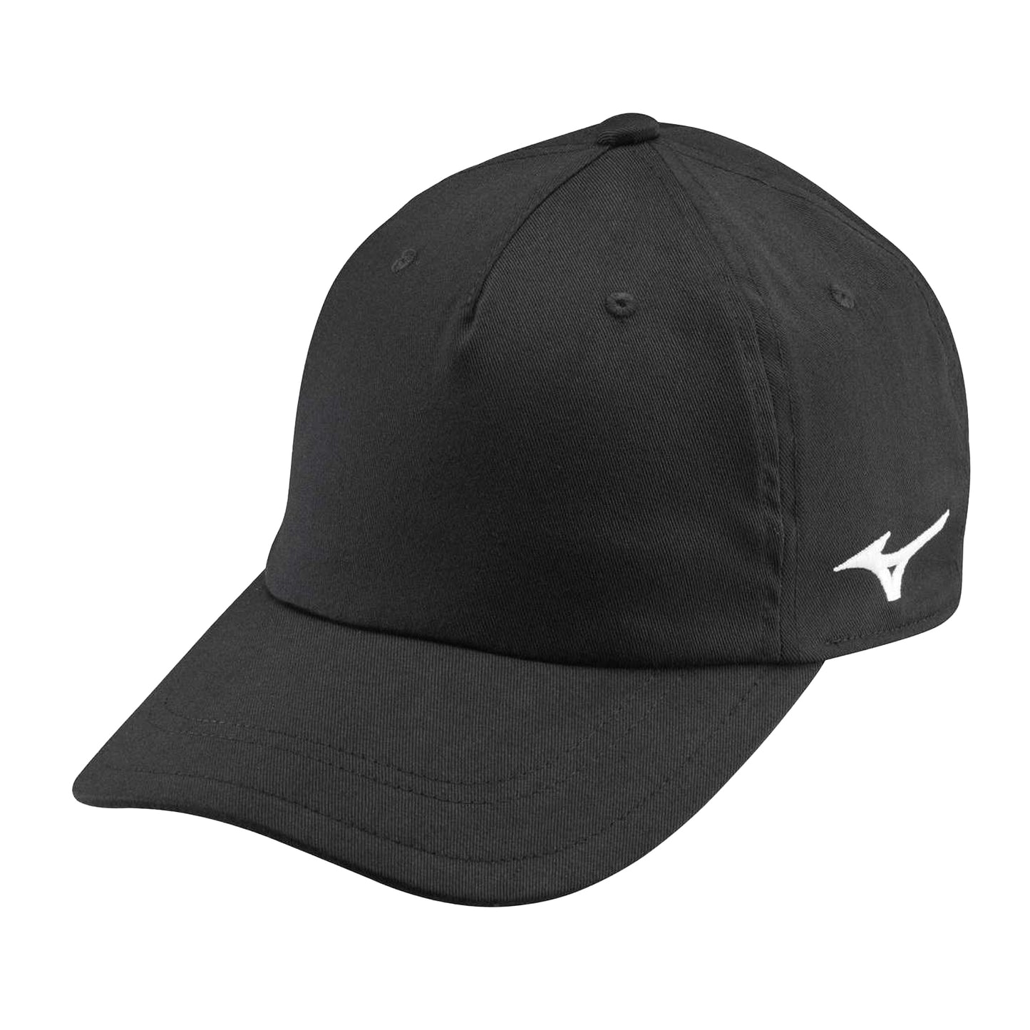 Black - Front - Mizuno Team Logo Cap