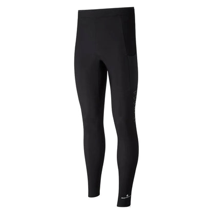 Black - Front - Ronhill Mens Tech Tight Winter Thermal Bottoms
