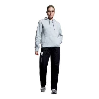 Black - Back - Canterbury Womens-Ladies Open Hem Training Jogging Bottoms