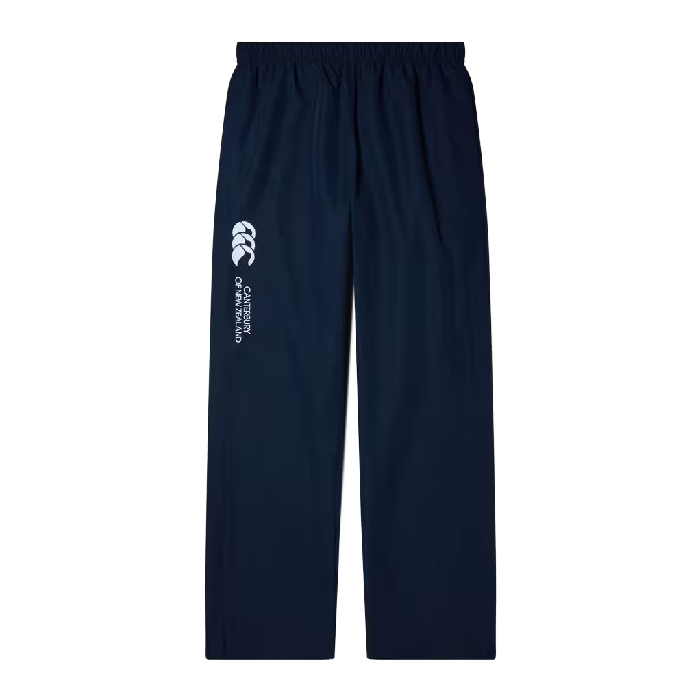 Navy - Front - Canterbury Womens-Ladies Open Hem Training Jogging Bottoms