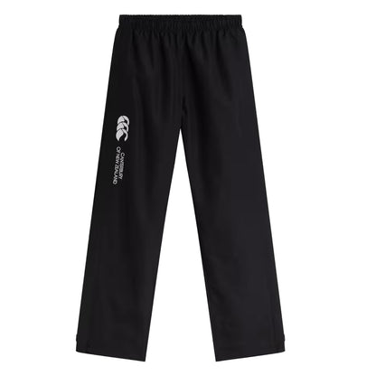 Black - Front - Canterbury Womens-Ladies Open Hem Training Jogging Bottoms