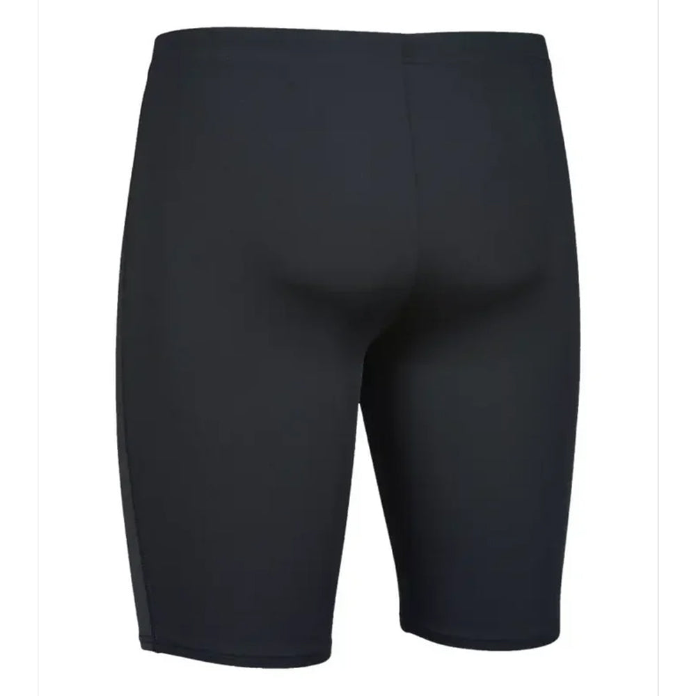 Black-White - Back - Arena Mens Solid Jammer Shorts