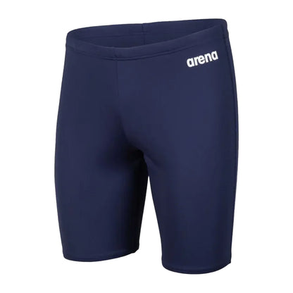 Navy-White - Front - Arena Mens Solid Jammer Shorts