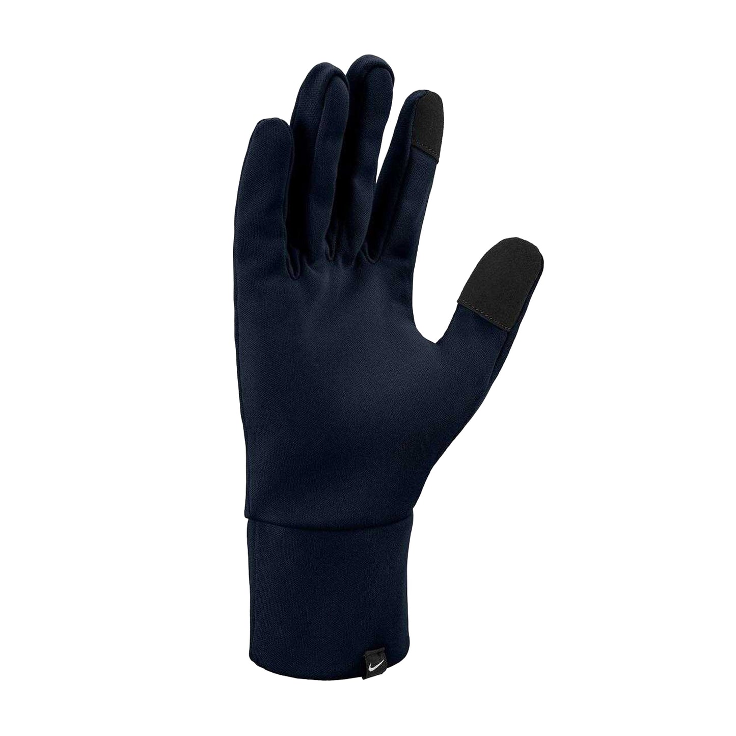Navy - Side - Nike Mens Fleece Therma-Fit Gloves