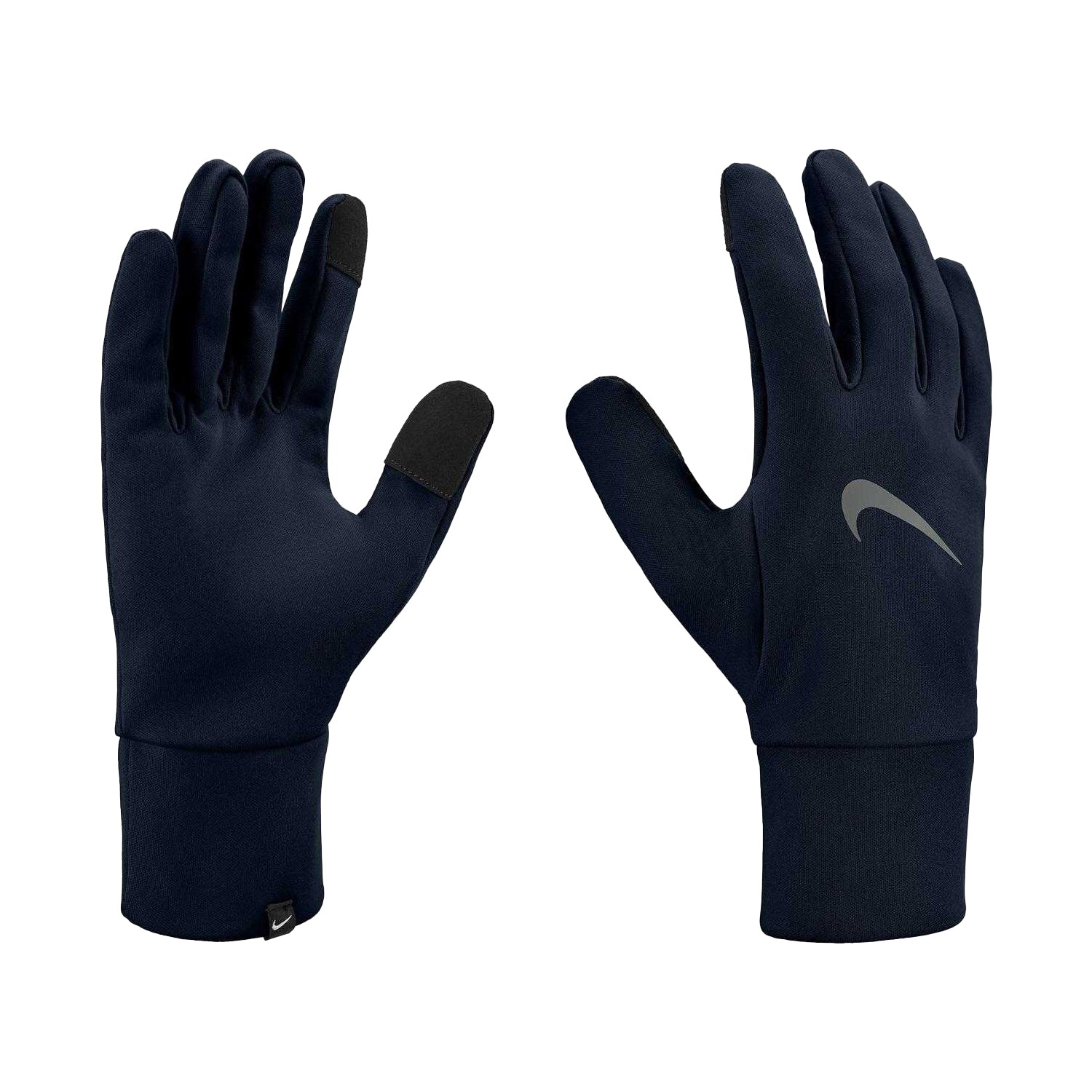 Navy - Front - Nike Mens Fleece Therma-Fit Gloves