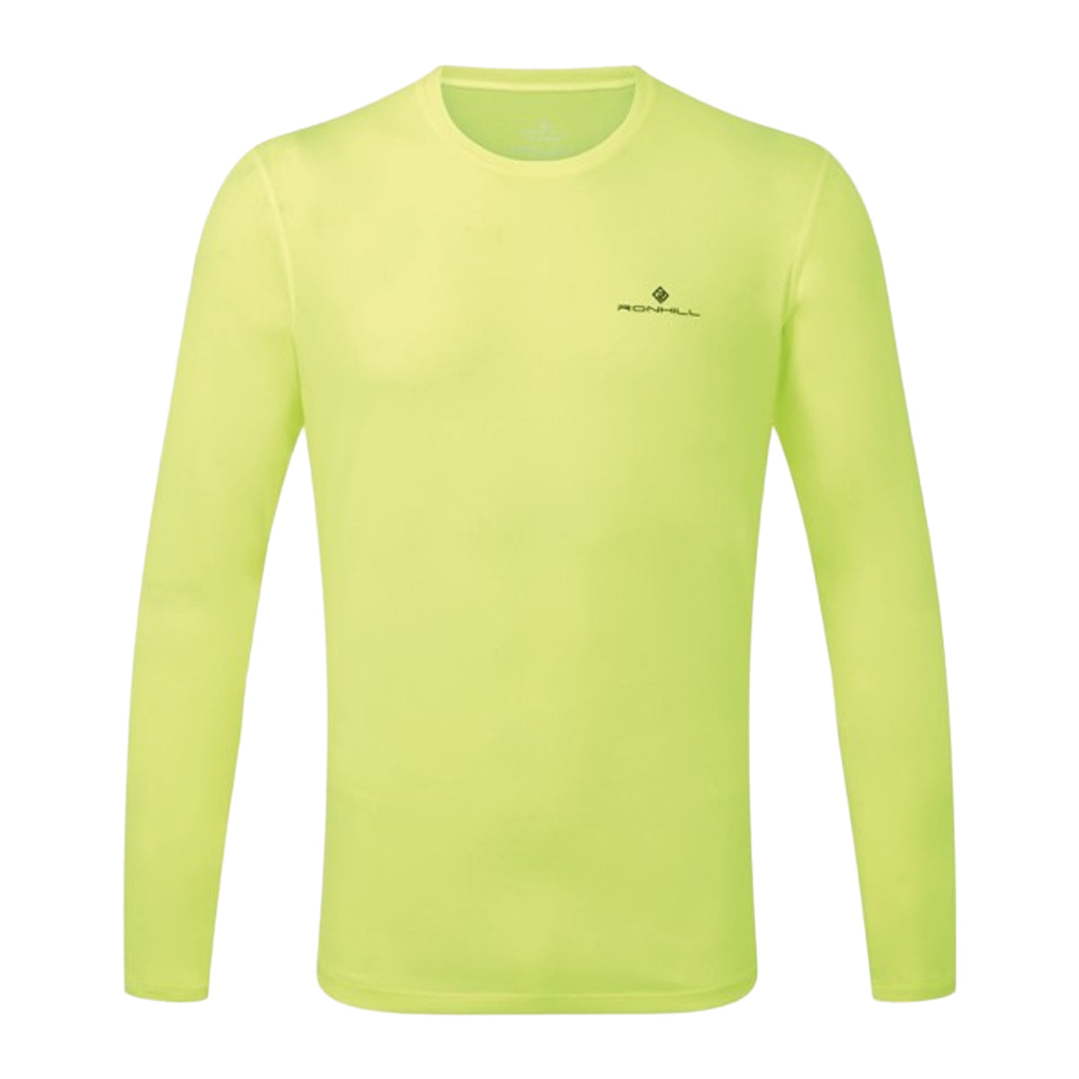 Fluorescent Yellow - Front - Ronhill Mens Core Long-Sleeved T-Shirt