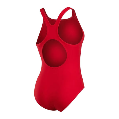 Red - Back - Speedo Womens-Ladies Eco Endurance+ One Piece Swimsuit