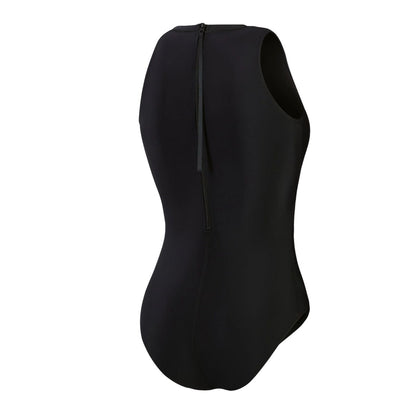 Black - Back - Speedo Womens-Ladies Hydrasuit Eco EnduraFlex One Piece Swimsuit
