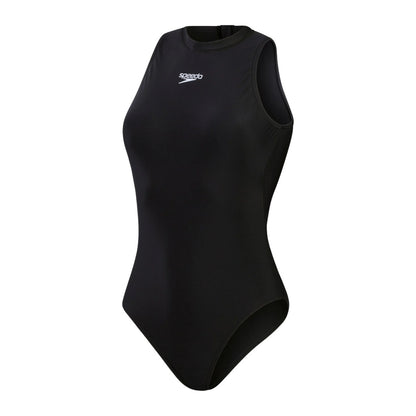 Black - Front - Speedo Womens-Ladies Hydrasuit Eco EnduraFlex One Piece Swimsuit