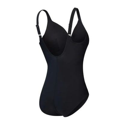 Black - Back - Speedo Womens-Ladies Eco Endurance+ One Piece Swimsuit