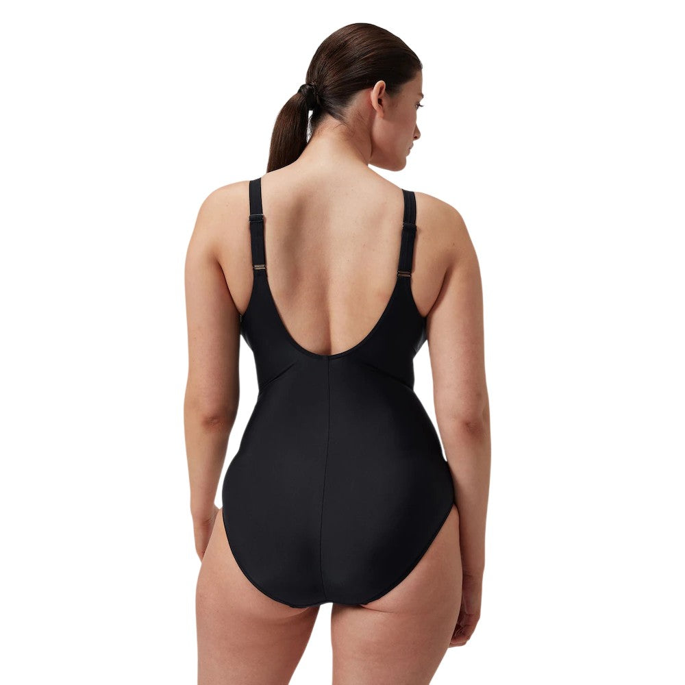 Black - Pack Shot - Speedo Womens-Ladies Eco Endurance+ One Piece Swimsuit