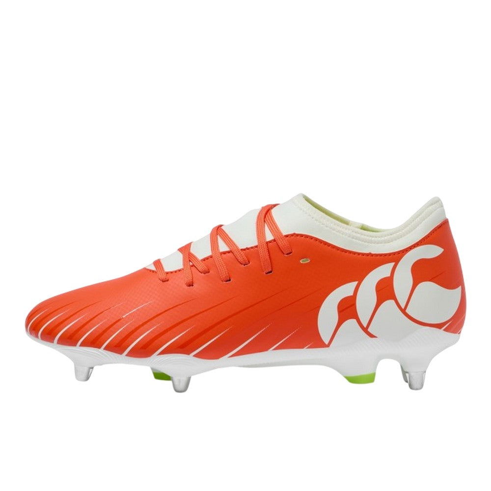 Orange-White - Back - Canterbury Mens Speed Falcon Team Soft Ground Football Boots