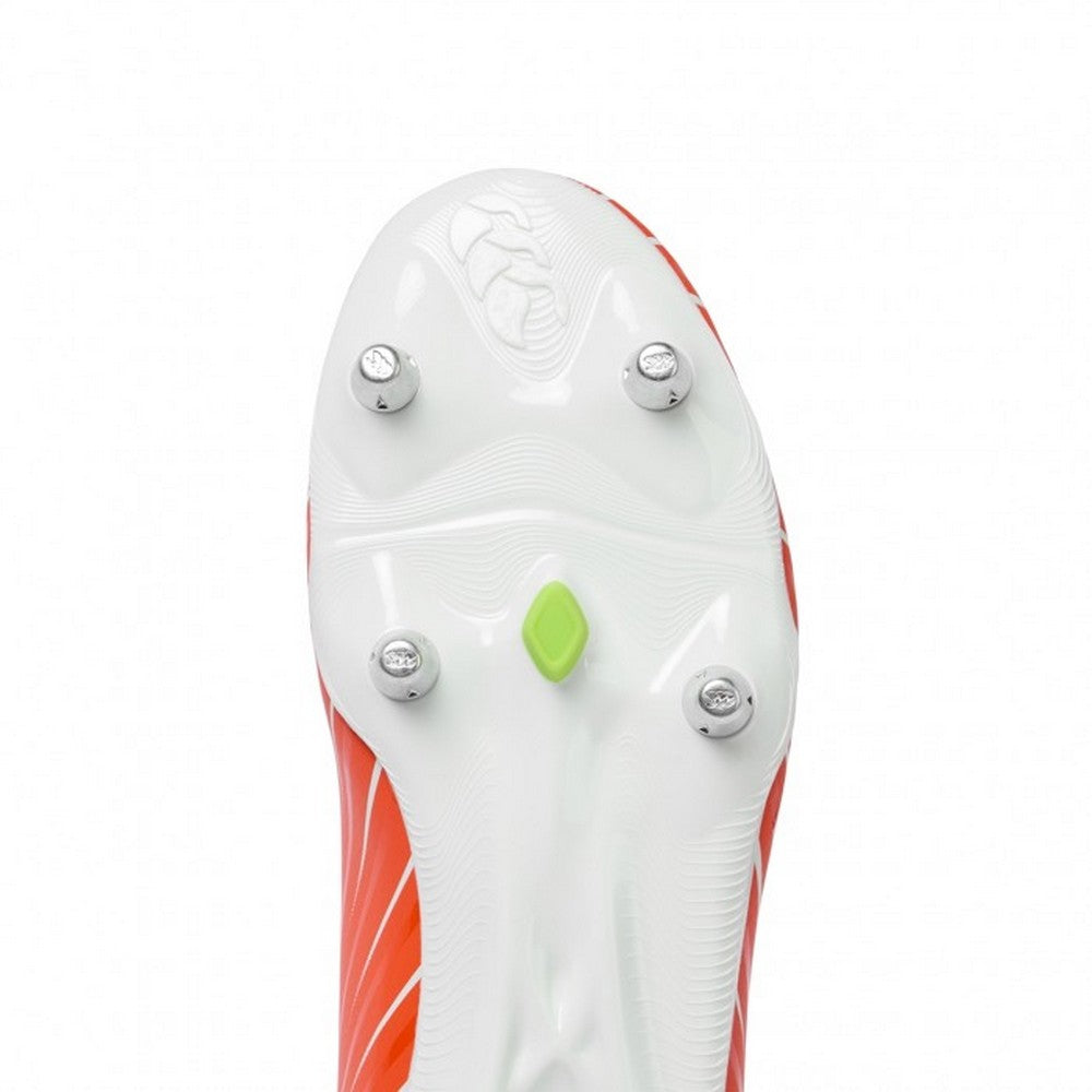 Orange-White - Side - Canterbury Mens Speed Falcon Team Soft Ground Football Boots
