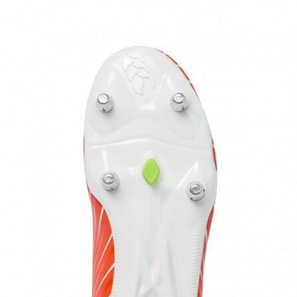 Orange-White - Side - Canterbury Mens Speed Falcon Team Soft Ground Football Boots