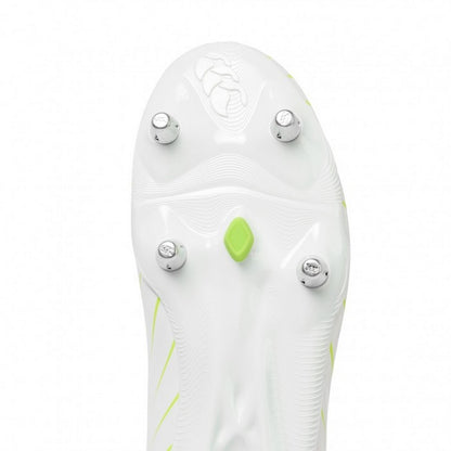 White-Orange - Side - Canterbury Mens Speed Falcon Team Soft Ground Football Boots