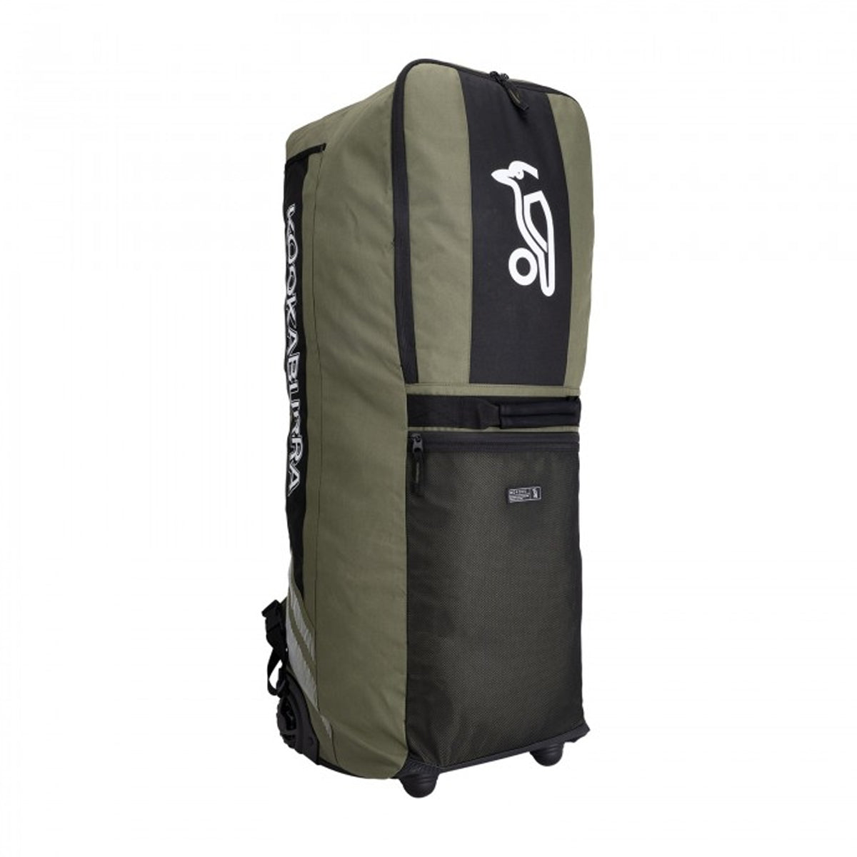 Khaki Green-Black - Front - Kookaburra 2026 Wheelie Duffle Bag