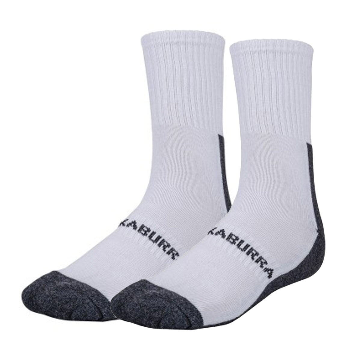 White-Black - Front - Kookaburra Mens AirFlex Socks (Pack of 2)