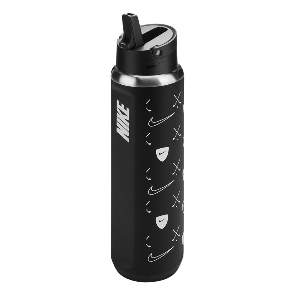 Black - Side - Nike SS Recharge Logo 710ml Bottle