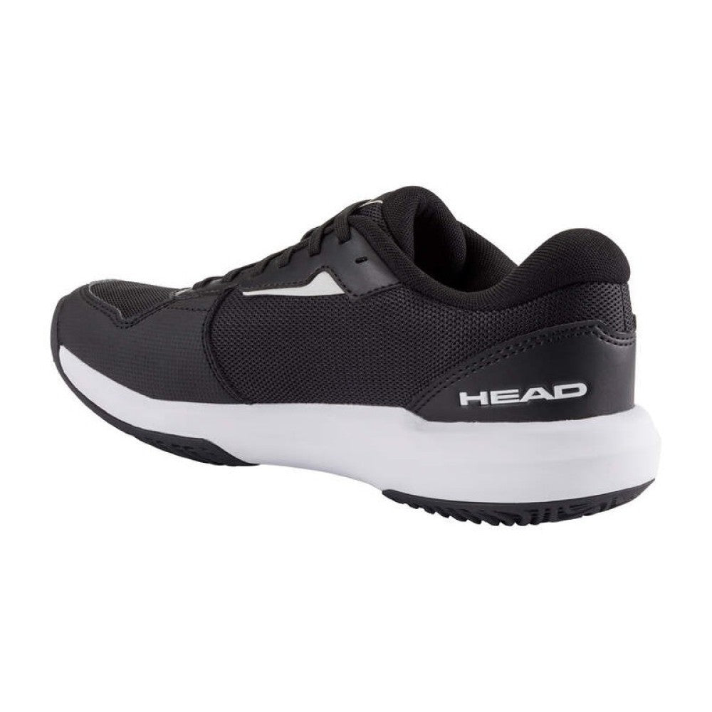 Black - Back - Head Womens-Ladies Revolt Court 5.0 Tennis Shoes
