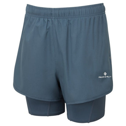 Haze - Front - Ronhill Womens-Ladies Core Twin Shorts