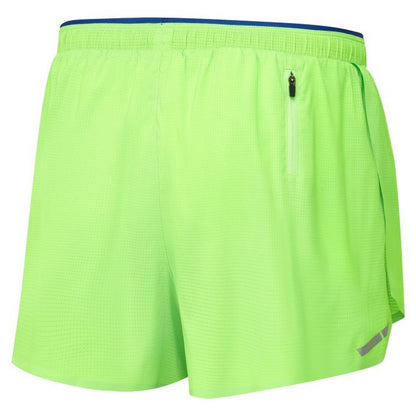 Fluorescent Green - Back - Ronhill Mens Tech Race Shorts