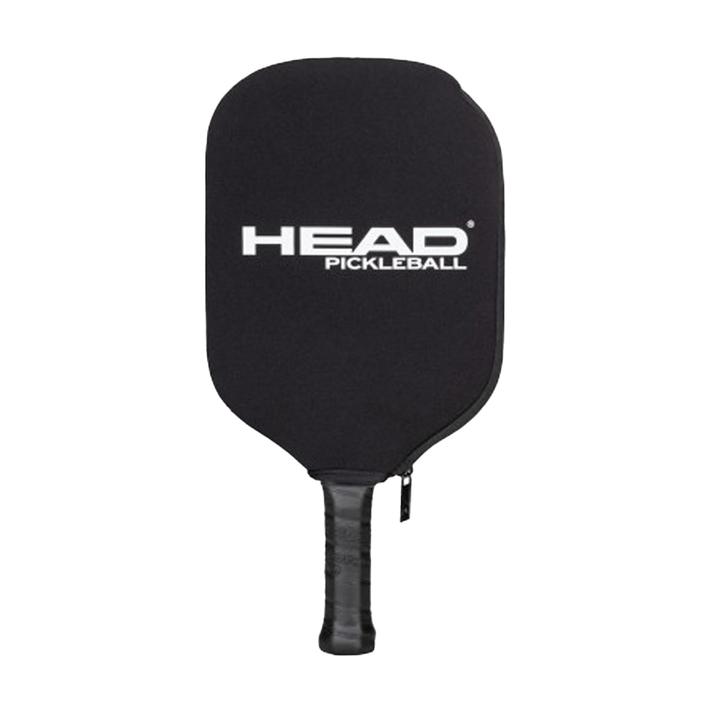 Black - Front - Head Pickleball Paddle Cover