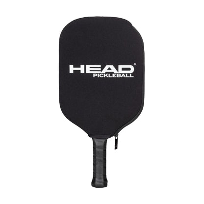 Black - Front - Head Pickleball Paddle Cover