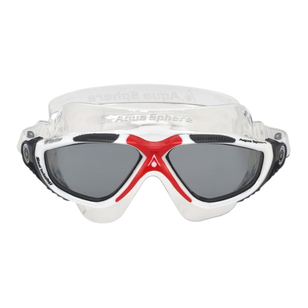White-Grey - Front - Aquasphere Unisex Adult Vista Swimming Goggles