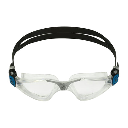 Transparent-Petrol - Front - Aquasphere Kayenne Swimming Goggles