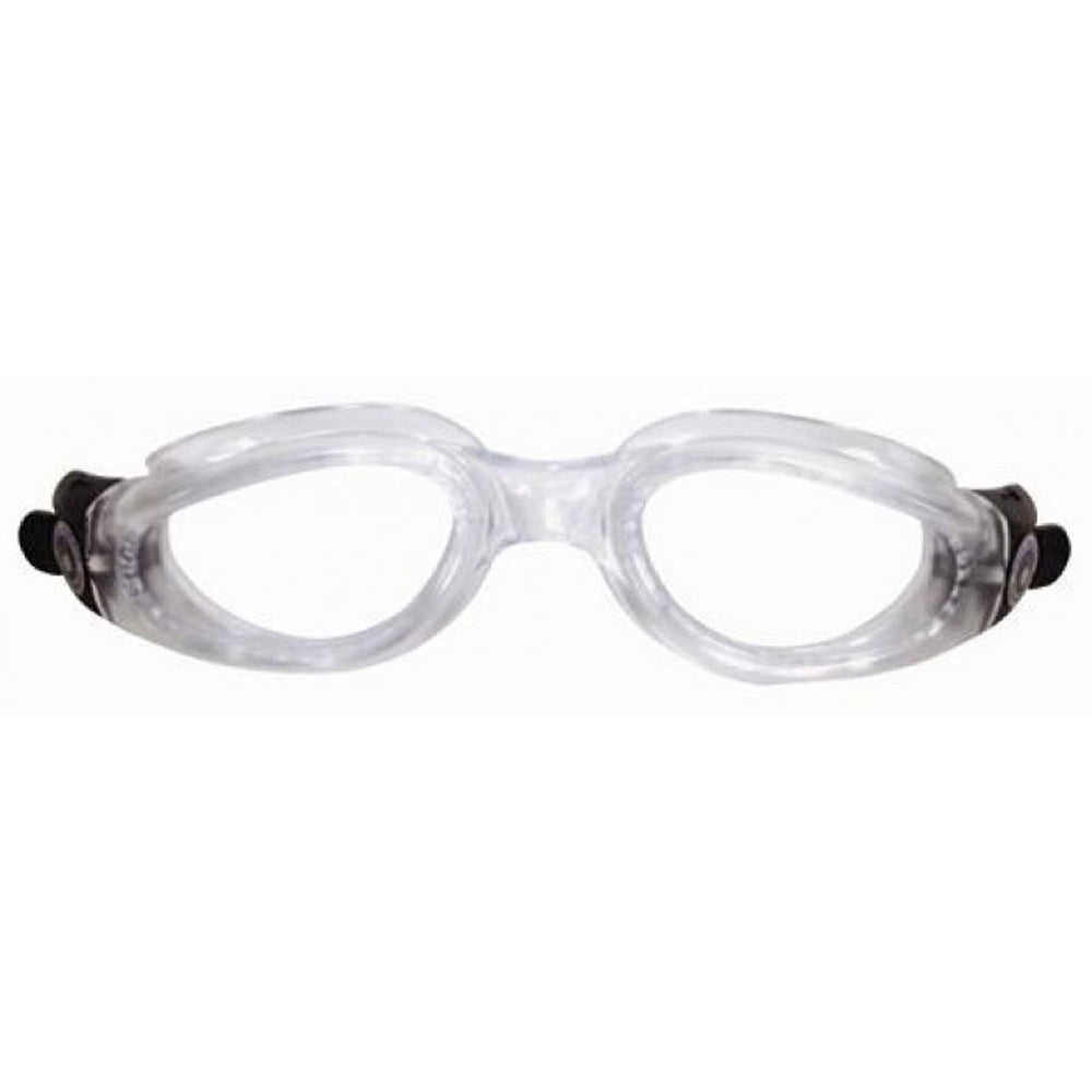 Transparent-Black - Front - Aquasphere Kaiman Swimming Goggles