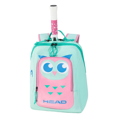 Pink-Blue - Back - Head Childrens-Kids Tour Owl 14L Backpack