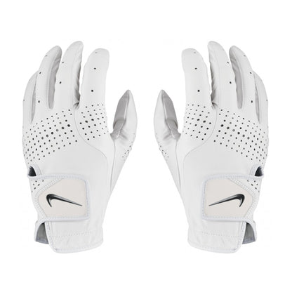White - Back - Nike Mens Tour Classic III Leather 2020 Right Hand Golf Glove