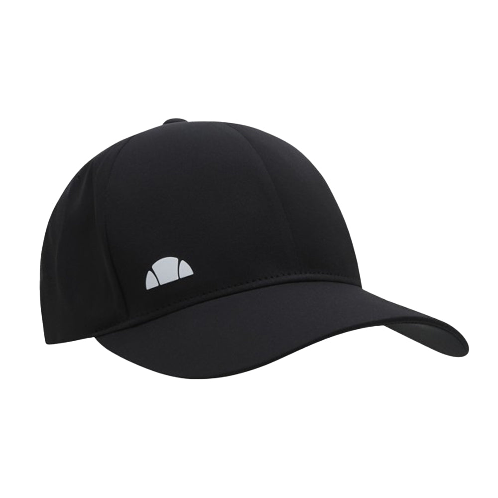 Black - Front - Ellesse Sarnaro Logo Cap