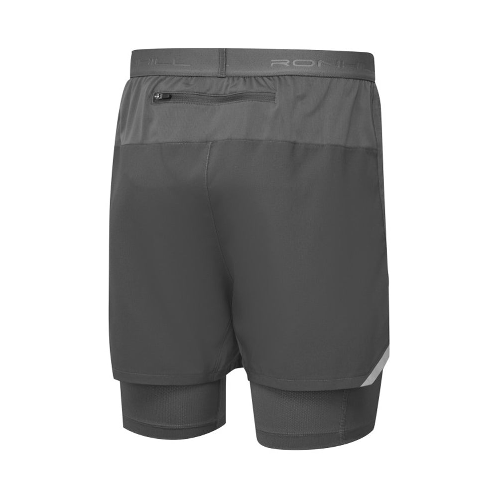 Black - Back - Ronhill Mens Twill Shorts