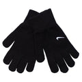 Black - Side - Nike Childrens-Kids 2.0 Knitted Swoosh Gloves