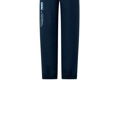 Navy-Blue - Side - Canterbury Childrens-Kids Stadium Cuffed Ankle Jogging Bottoms