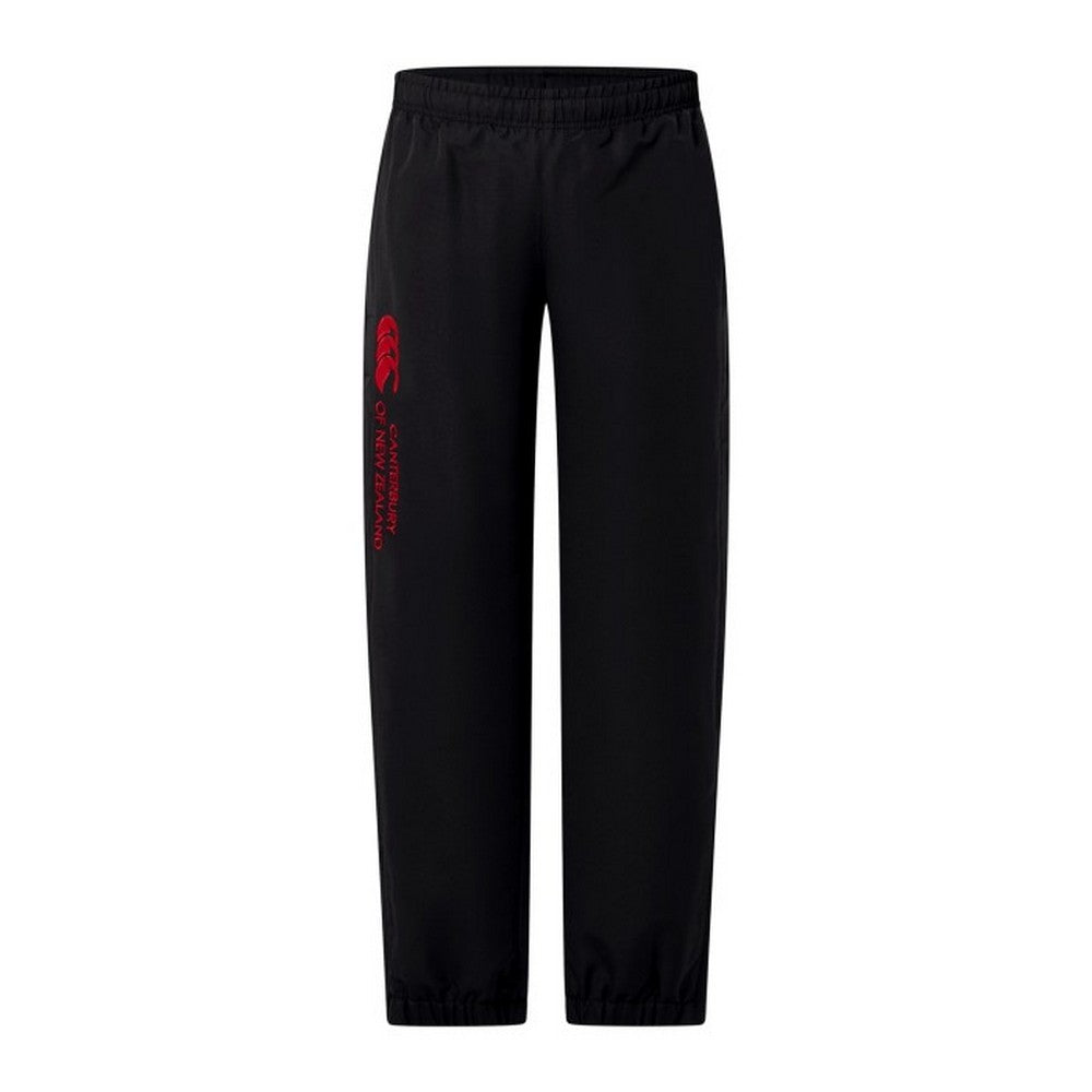 Black-Red - Front - Canterbury Childrens-Kids Stadium Cuffed Ankle Jogging Bottoms