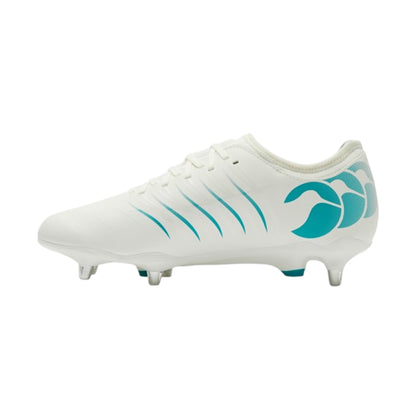 White - Back - Canterbury Mens Phoenix 2.0 Team Soft Ground Rugby Boots