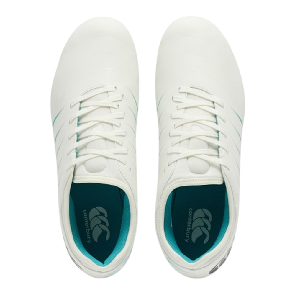 White - Side - Canterbury Mens Phoenix 2.0 Team Soft Ground Rugby Boots