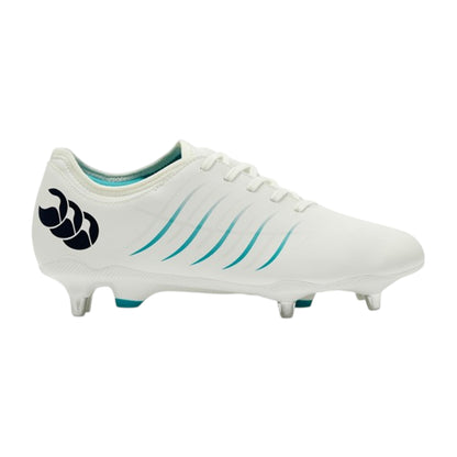 White - Front - Canterbury Mens Phoenix 2.0 Team Soft Ground Rugby Boots