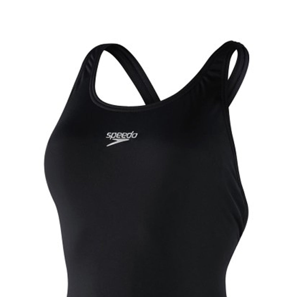 Black - Back - Speedo Womens-Ladies Endurance+ Powerback Costume