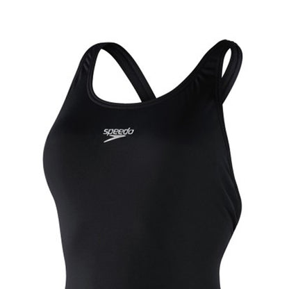 Black - Back - Speedo Womens-Ladies Endurance+ Powerback Costume