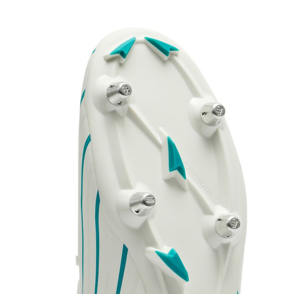 White - Pack Shot - Canterbury Mens Speed Falcon 2.0 Team Soft Ground Rugby Boots