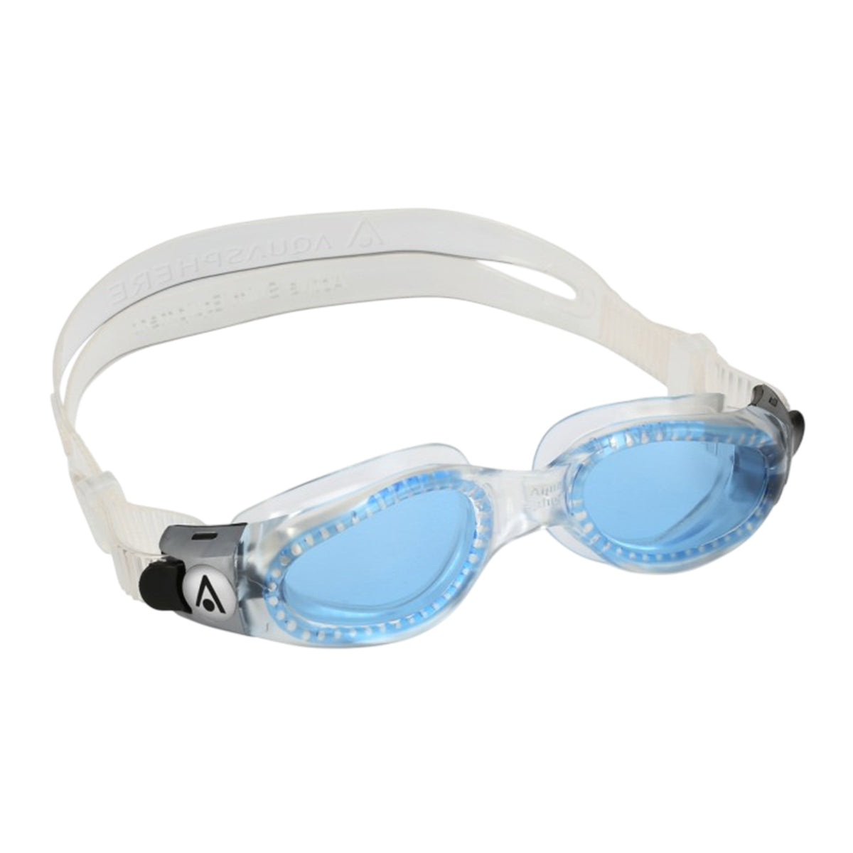Transparent-Blue - Front - Aquasphere Kaiman Swimming Goggles