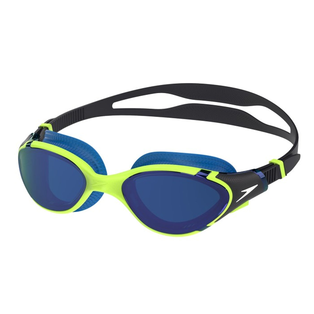 Blue-Lime - Front - Speedo Biofuse 2.0 Swimming Goggles