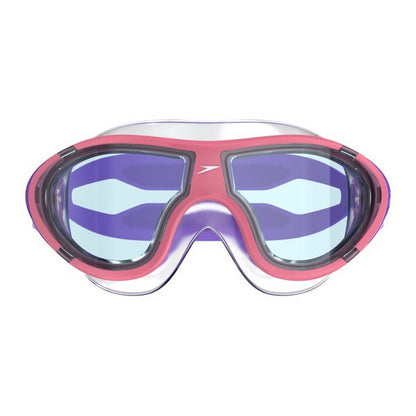 Pink-Lilac - Front - Speedo Childrens-Kids Biofuse 2.0 Diving Mask