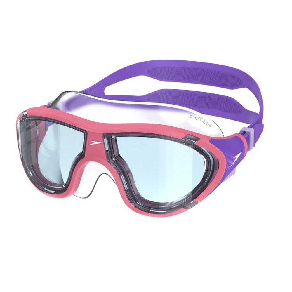 Pink-Lilac - Back - Speedo Childrens-Kids Biofuse 2.0 Diving Mask