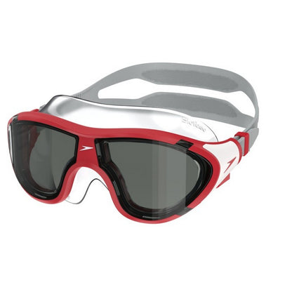 Red-Grey - Back - Speedo Childrens-Kids Biofuse 2.0 Diving Mask