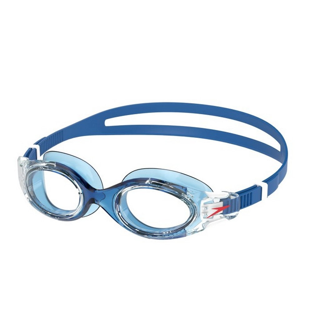 Blue - Back - Speedo Hydrosity 2.0 Logo Swimming Goggles